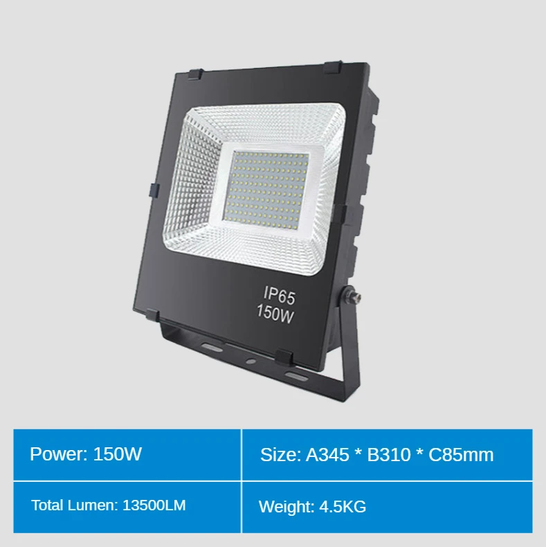 Outdoor 220 Volt Ip65 Waterproof Led Flood Light 30w 50w 100w