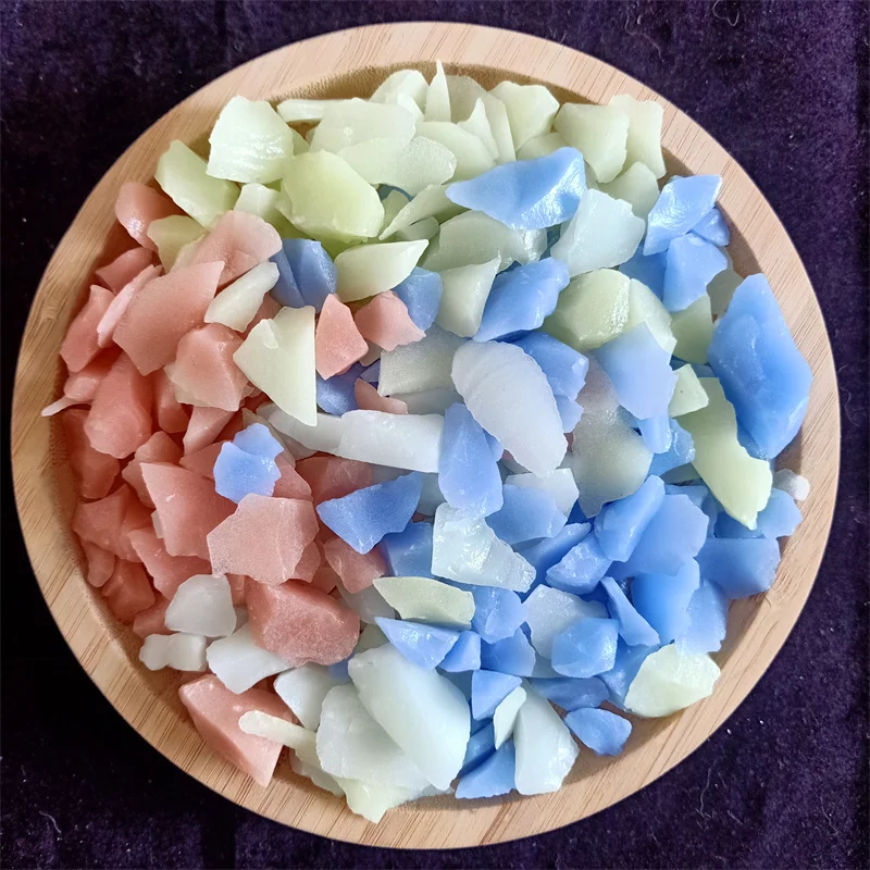 Luminous stone hot selling crystal handicrafts can be illuminated at night rough stone ornaments