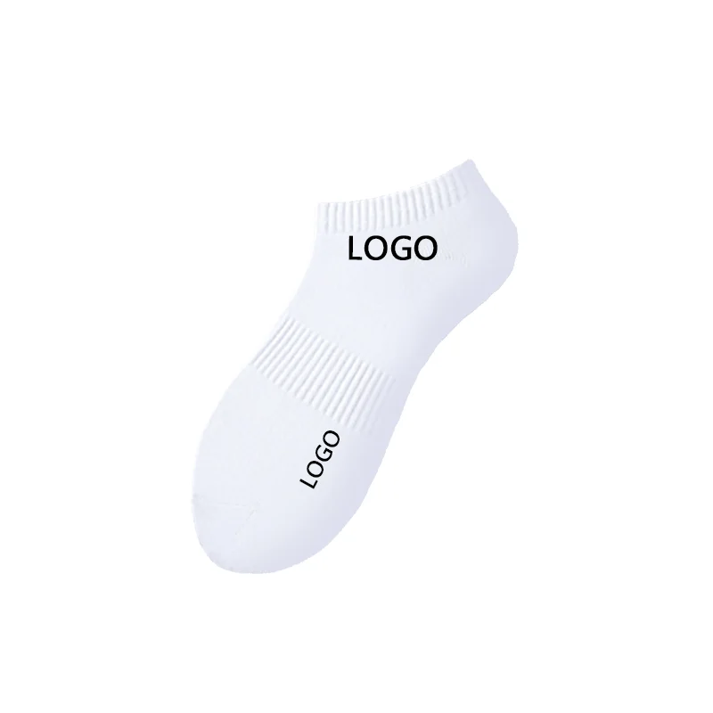 No MOQ Custom Color Cotton Nylon Socks, Breathable No Show Non Slip Hidden Athletic Compression Socks