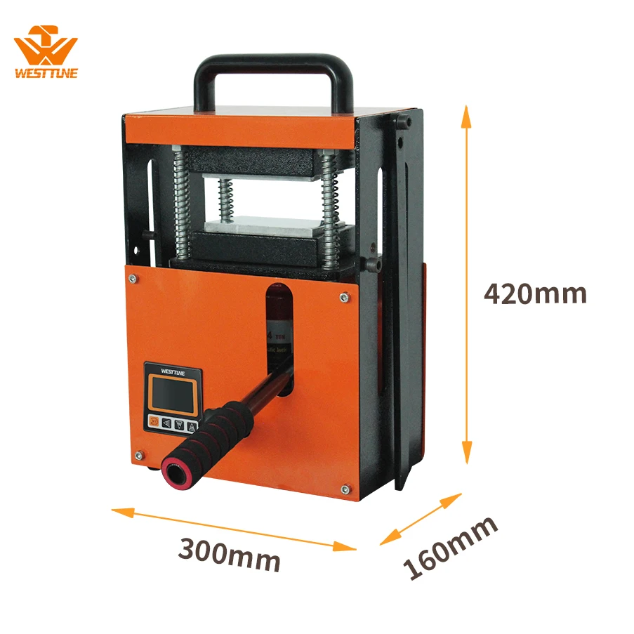 WEST TUNE 4TON home use small hemp rosin heat press machine kit for sale