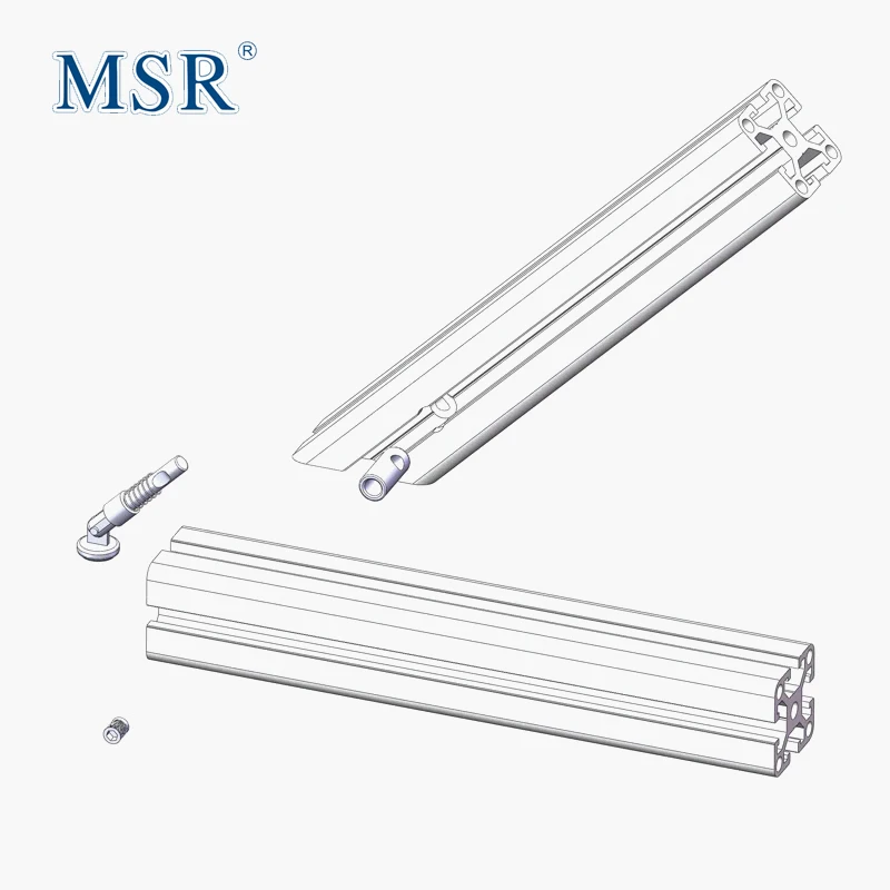 China Manufacturer 30 Center Adjustable Angle Connector-90 Degree Steel Zinc Plated for T Slot Aluminum Extrusion