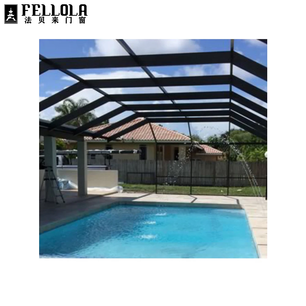 
Customized Veranda Price Aluminium veranda Green Glass House Free Standing sunroom aluminium Sunroom 