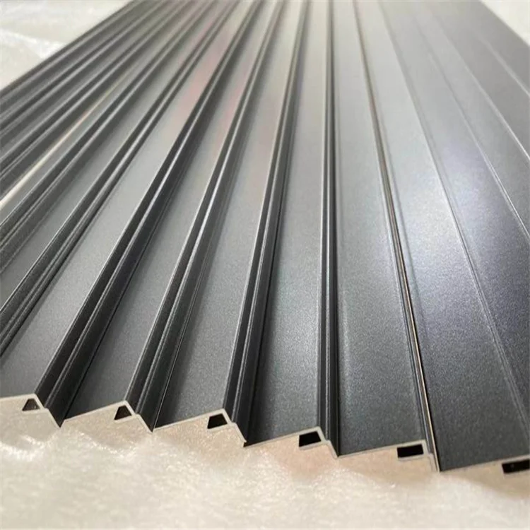 fashionable posh powder coated extruded aluminum profile
