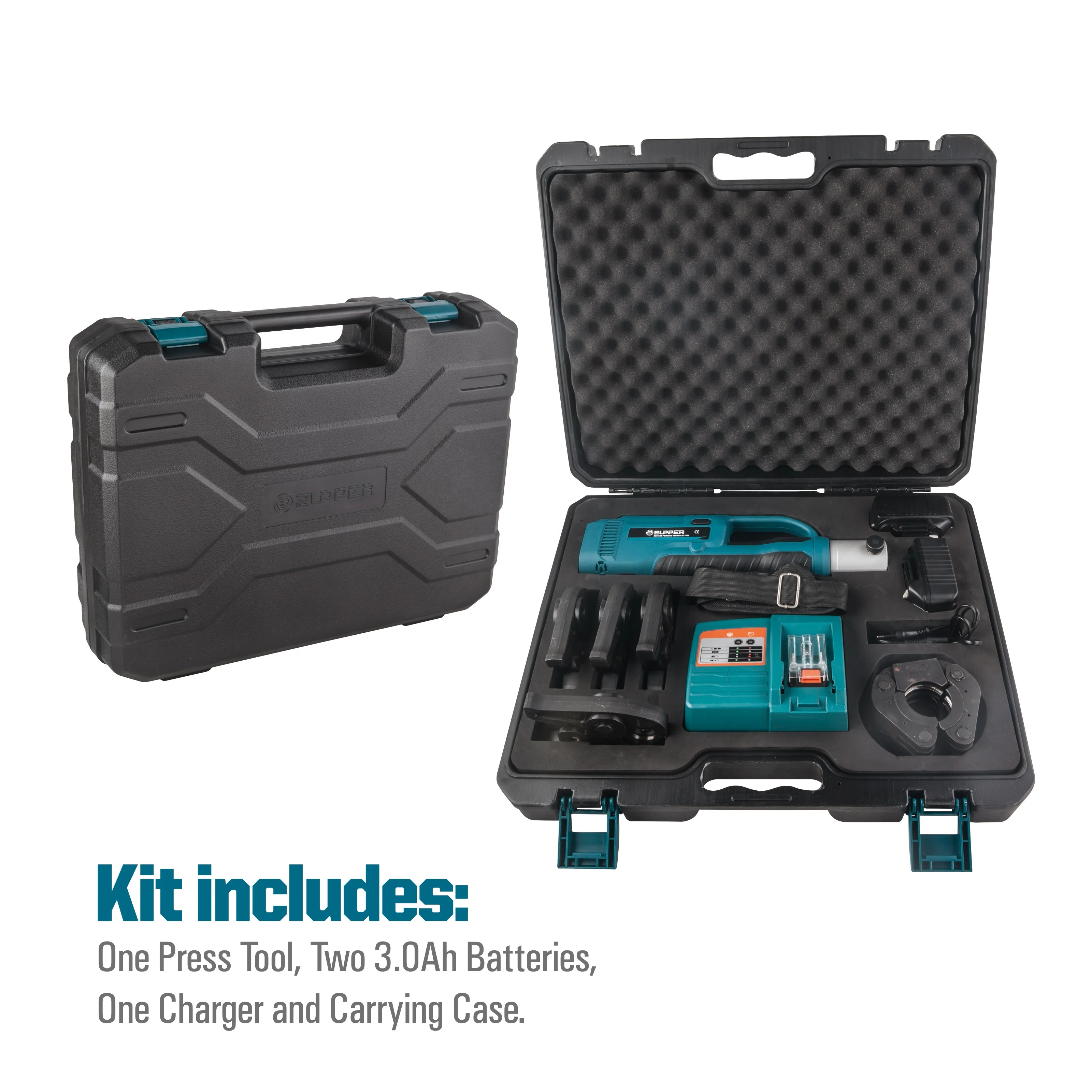 
Zupper PZ-1550 High Quality Battery Powered Hydraulic Crimping Tool For Stainless Steel Tube Pex Plumbing 