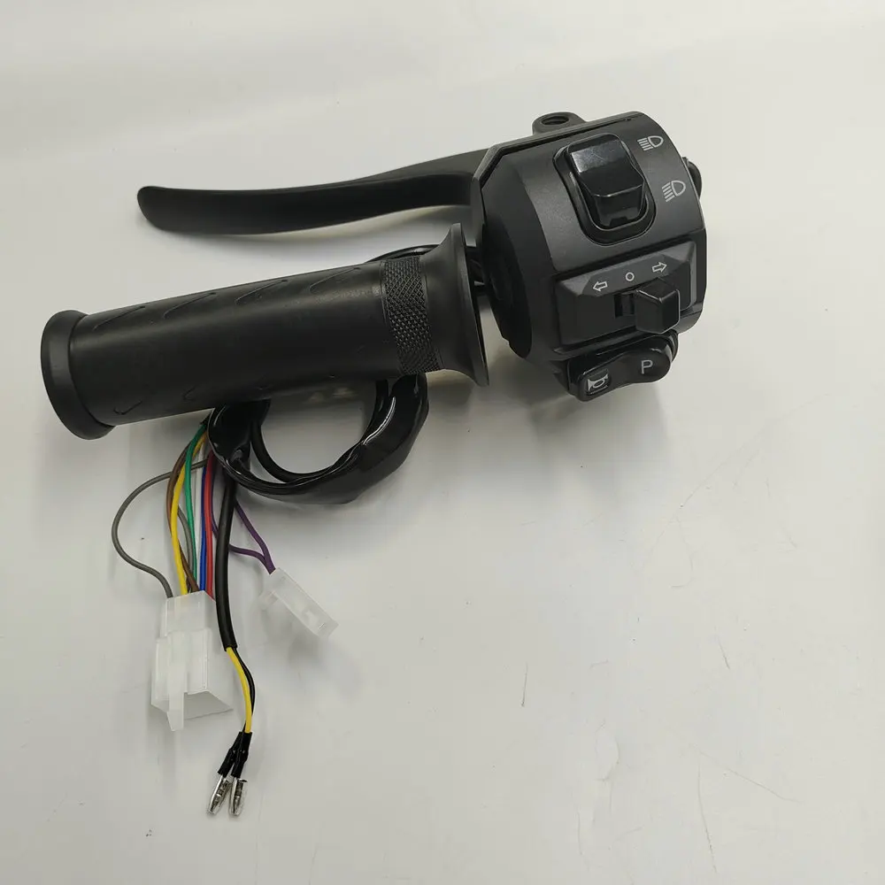 Electric Bicycle THROTTLE+Combination Switch light+turning+horn+reverse+3 gears BUTTON Assembly TRICYCLE scooter CONVERSION PART