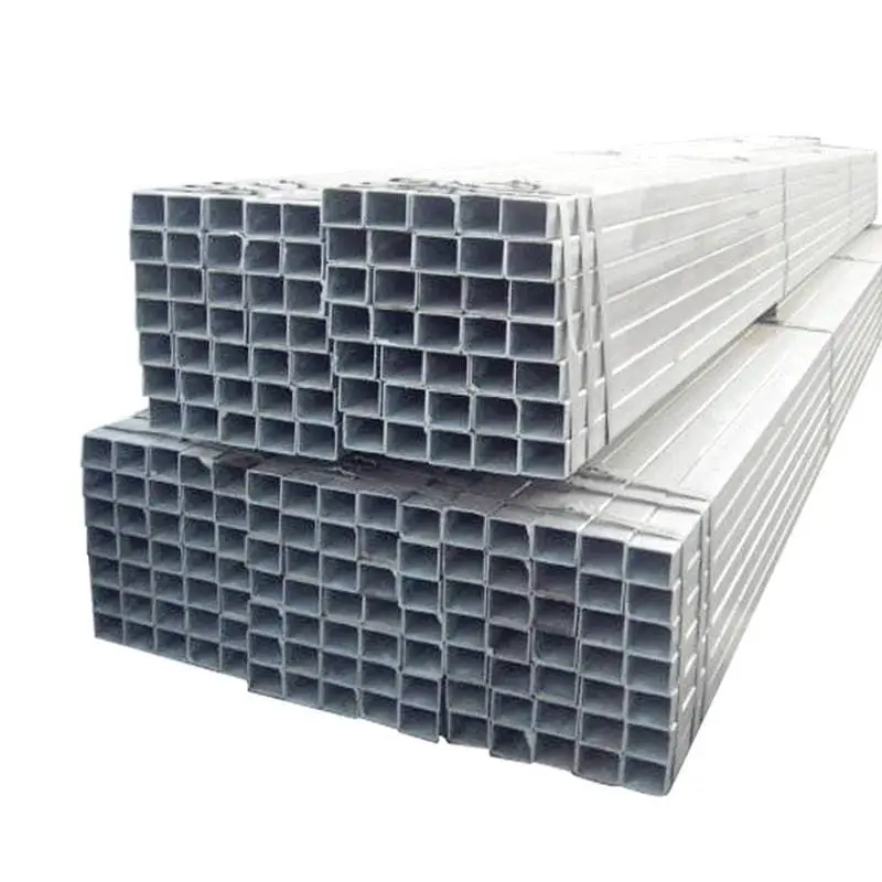Good Quality Q235A Q235B Q345B 12M Galvanized Square Rectangular Steel Pipe Tube