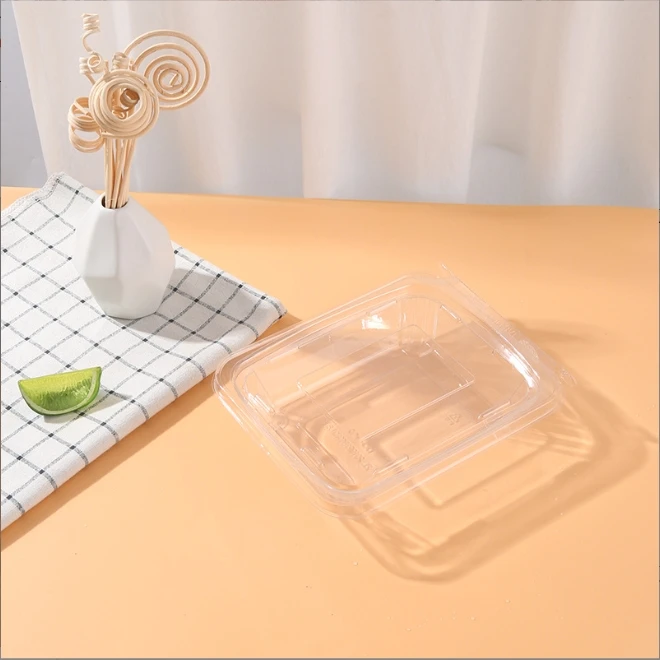 disposable supermarket packaging vegetable box fresh bean sprout box with lid fruit box