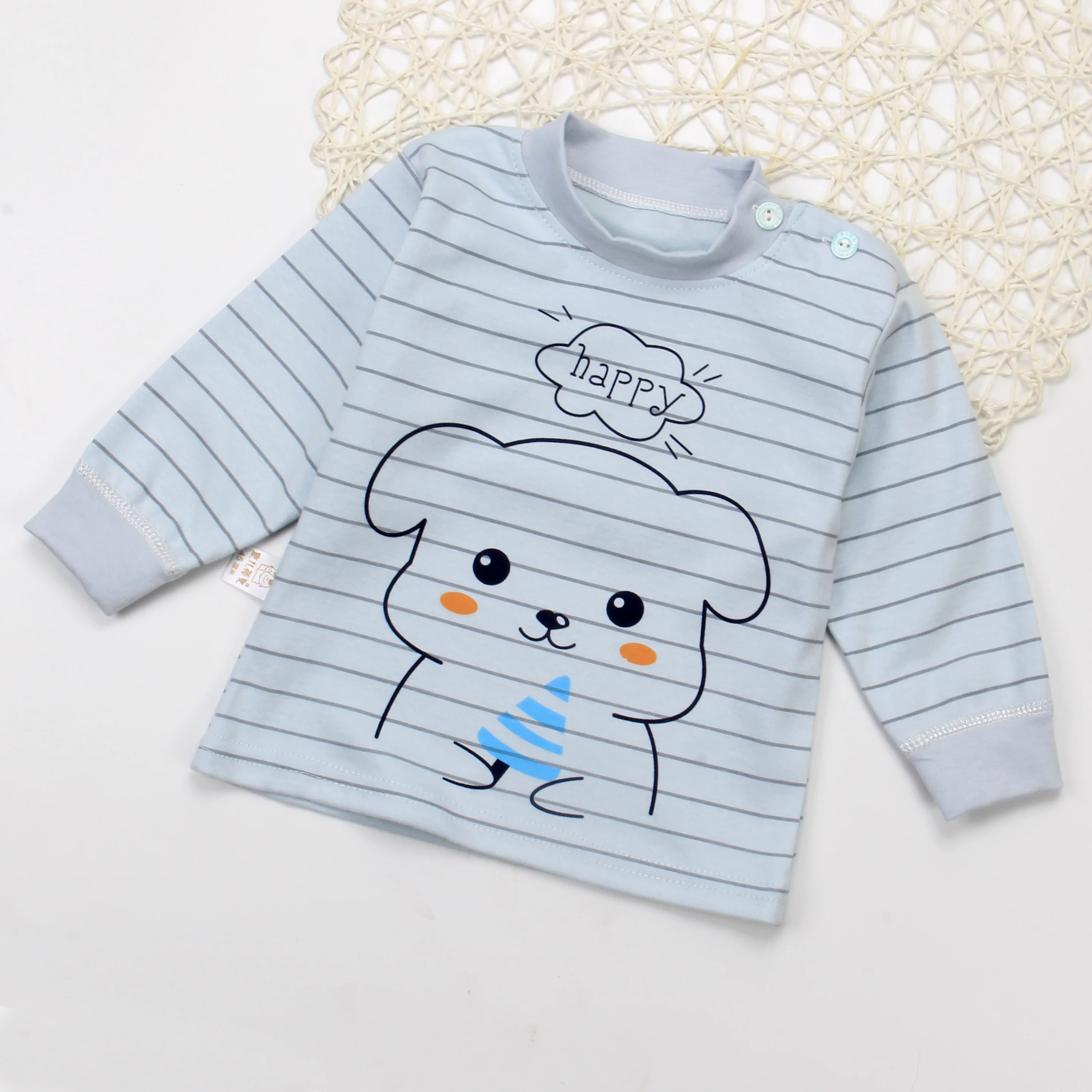 
2020 cheap spring summer autumn baby clothing brand wholesale 0-3 year old baby underwear baby pajamas 