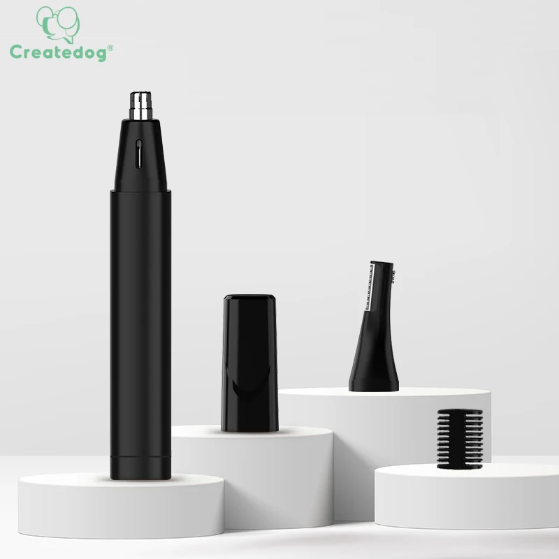 Createdog Electric Nose Hair Trimmer Facial Nose Hair Removal Eyebrow Shaver Men Clean Trimmer Razor Nose Hair Remover