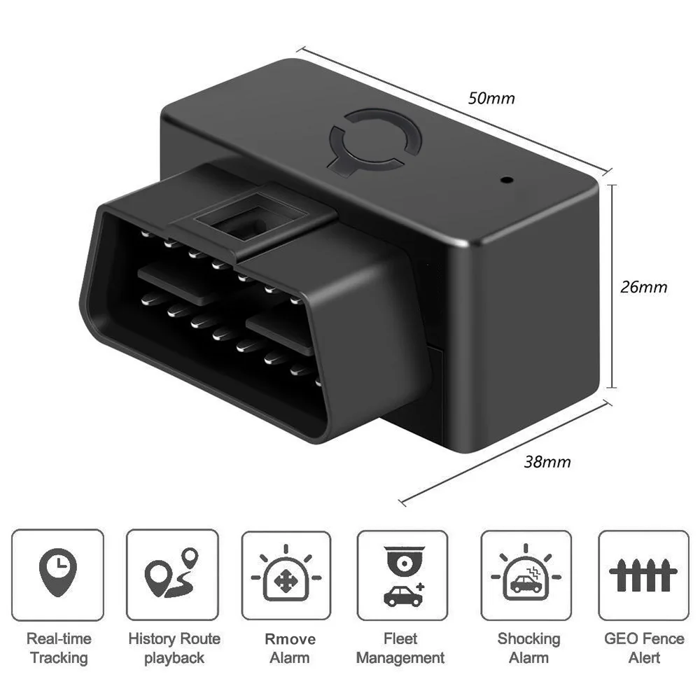 4G OBD global locator Car GPS Tracker Locator Realtime Tracking Device Free APP for Android IOS ACC Detection With Google Map