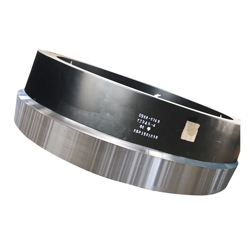 Customized Big Rolling Rotary Kiln Riding Ring Rotary Kiln Wheel Tyre Ball Mill Ring Tyre For Sale