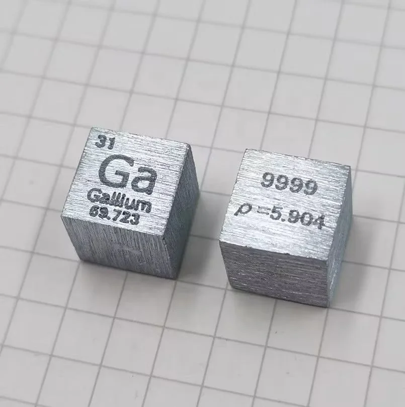10mm cube Gallium pellet, Gallium metal ingot low price