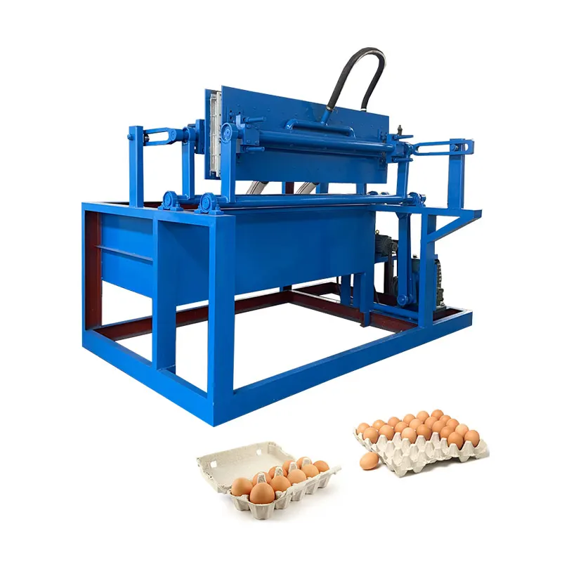 Fully automatic dryer west paper egg tray making machine product farming line use