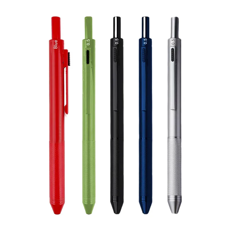 4-in-1 Multifunctional Ballpoint Pen Multi Colored Pens and Automatic Pencil Back to School Supply