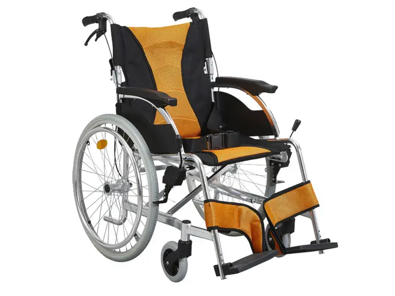 folding back chair soft cushion Aluminum wheelchair price list
