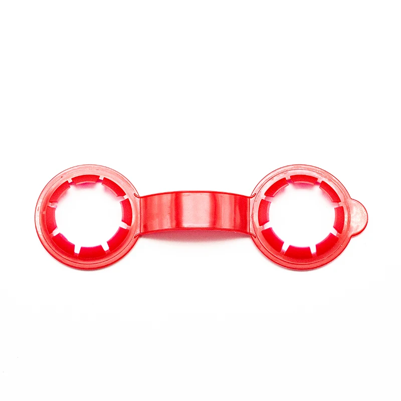 Source factory cheap wholesale high quality 2 buckle 28mm 30mm 38mm plastic handle soy sauce edible oil plastic bottle holder