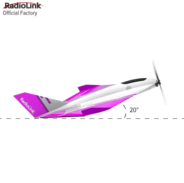Radiolink Turbot D460 Factory Aircraft Fixed Wing RC Aircraft with Flight Controller Byme-DB RC Plane Flight Controller Airplane