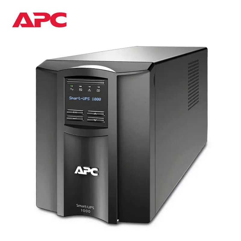 APC Schneider SUA1000ICH онлайн интерактивный источник бесперебойного питания 670W/1000VA NAS сервер SMT1000I-CH LCD