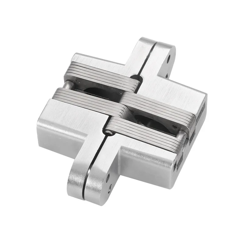 simple durable Furniture Invisible Satin Chrome Soss Zinc Alloy Concealed Hinge Cabinets Kitchens New listing Clearance