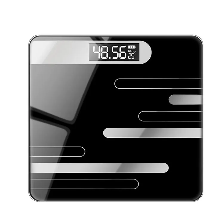 Lighting Display Digital Bathroom Scale Highly Accurate Body Weight Scale