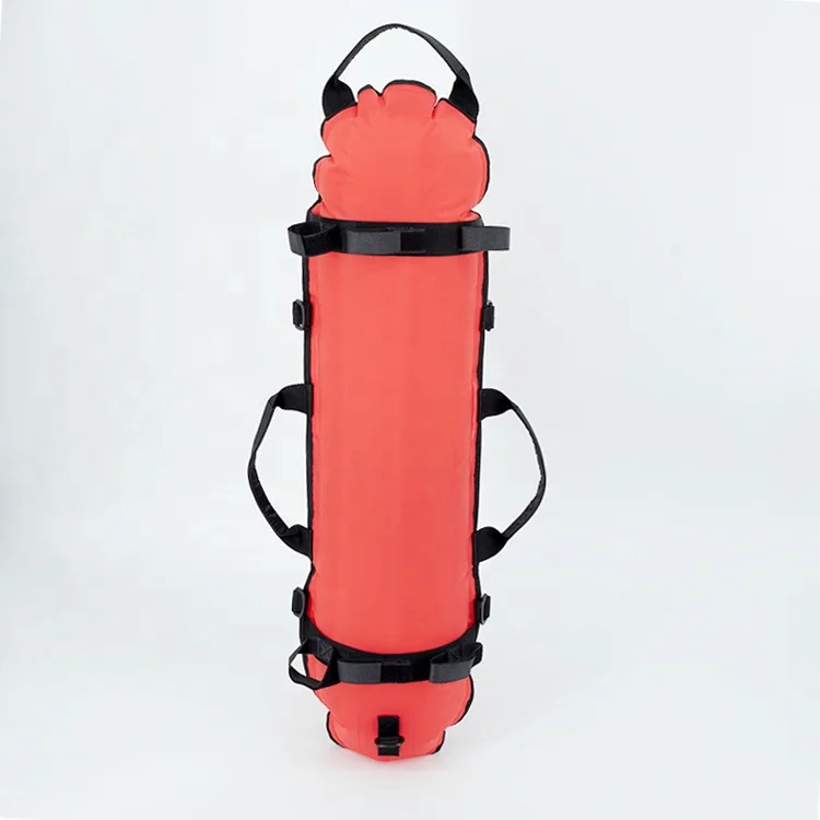 Nylon Safety Swim Waterproof Red Inflatable Diving Buoy