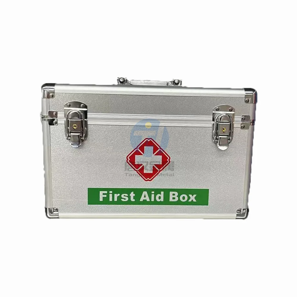 Factory price Medical Supplies Home Survival  First Aid Kits ALUMINUM Emergency Safety Medical Case