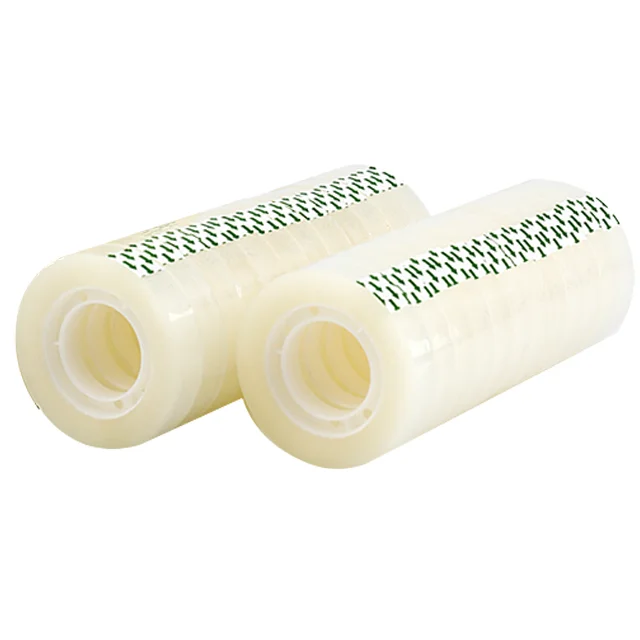 water base water -proof high quality  Factory supply Custom OPP acrylic clear, Yellowish color office Stationery adhesive tape