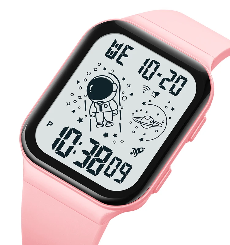 Skmei 1863 new fashion stopwatch skmei1863 square ladies digital watch women sports watches