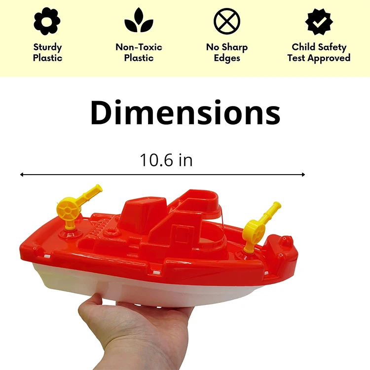Toy Boats, Boat Bath Toy Toddler Pool Toys, Toy Boats For Water Play Plastic Toy Boats For Toddler