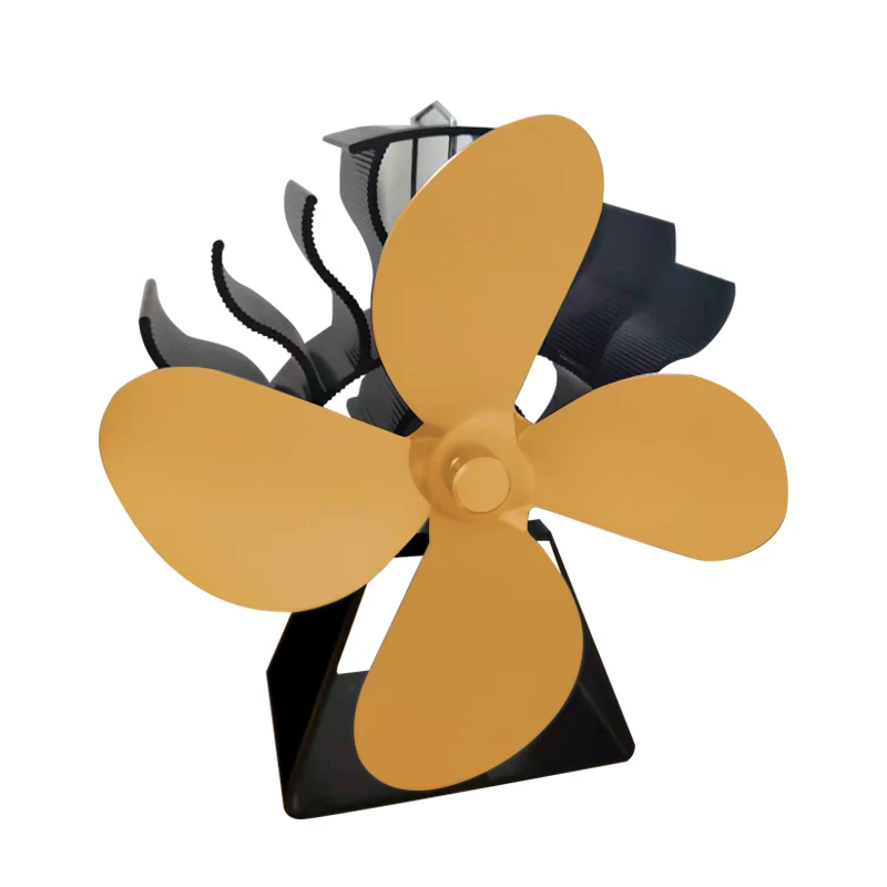 hot sell on Amazon typical Eco Friendly Heat Powered Wood Burning Stove Fan use on fireplace stove fan