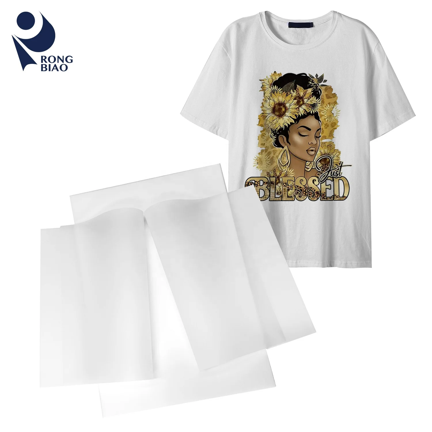 China Manufacturer Supply Heat Transfer PET Film hot peel DTF Film for Inkjet Printer