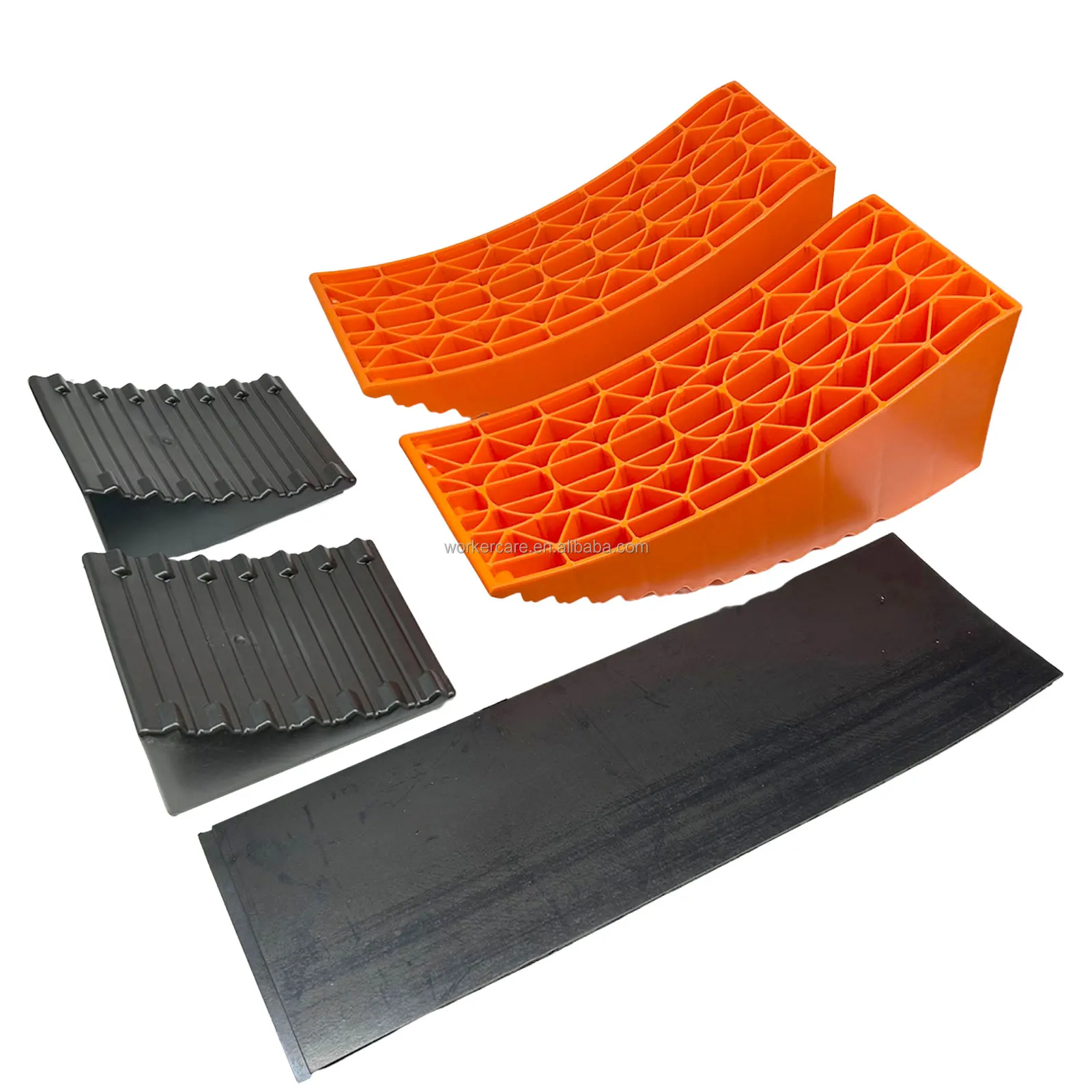 Raised Tire Change Ramp, RV Leveling Blocks for RV Camper Travel Trailer, Fits Dual Axle Tandem Wheel Aid Changing