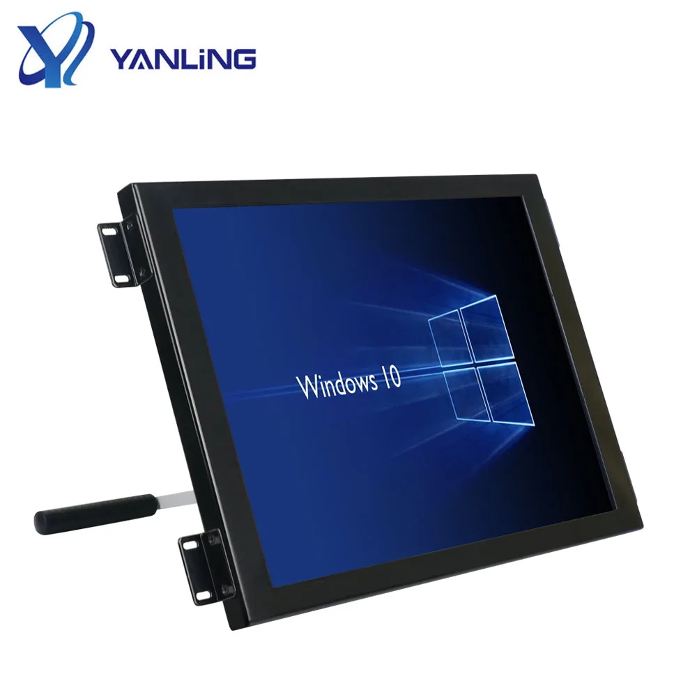 Панельный ПК 15 дюймов J1900 четырехъядерный встроенный компьютер дешевый промышленный сенсорный экран