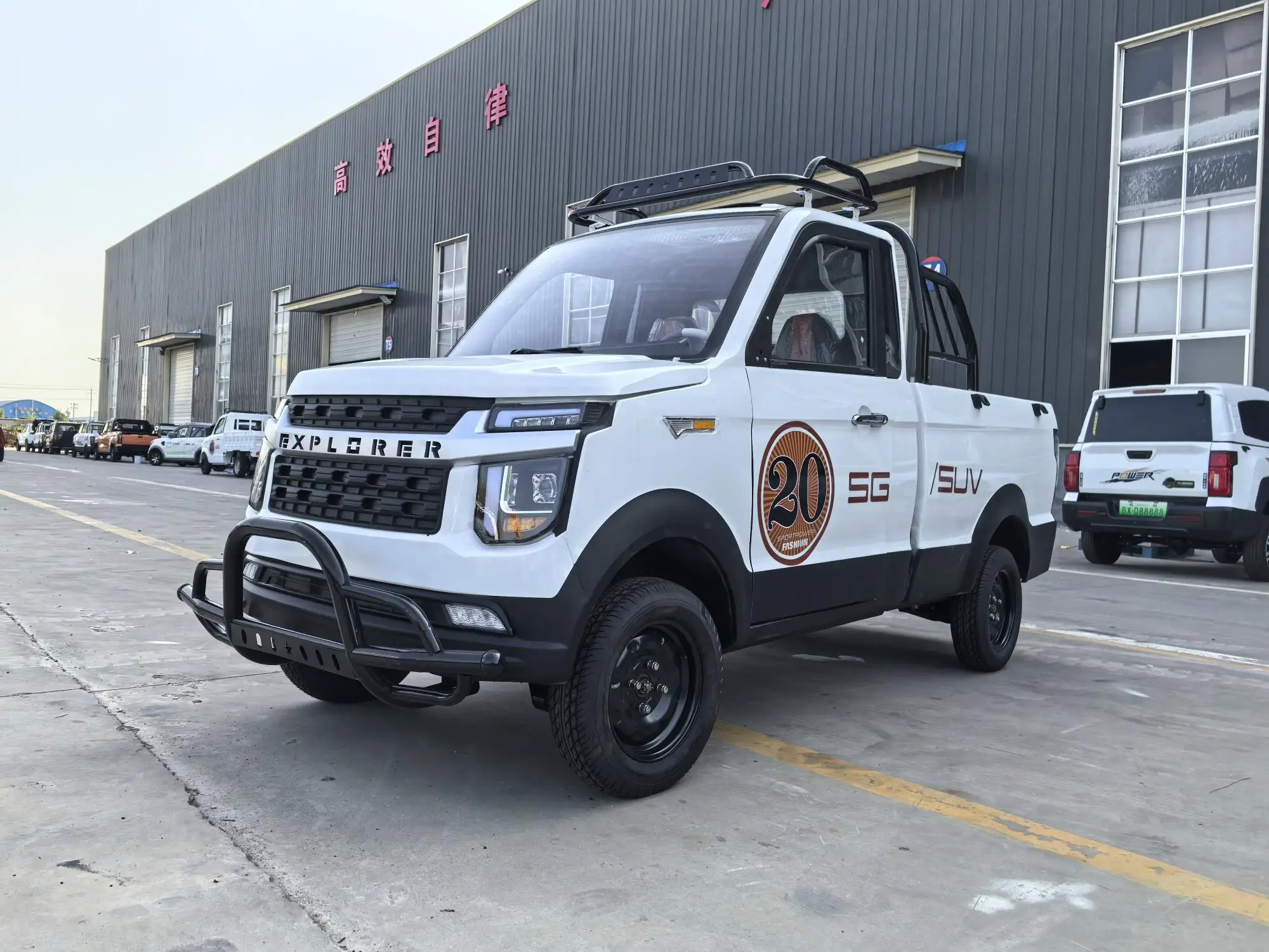 Jiulong 2024 Good Selling Products Mini Ev Car Small Pickup Trucks Mini Pickup Truck