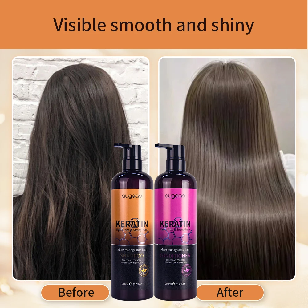 Private label champu control oil collagen anti dandruff scalp care repair damaged nourish organic keratin hair shampoo