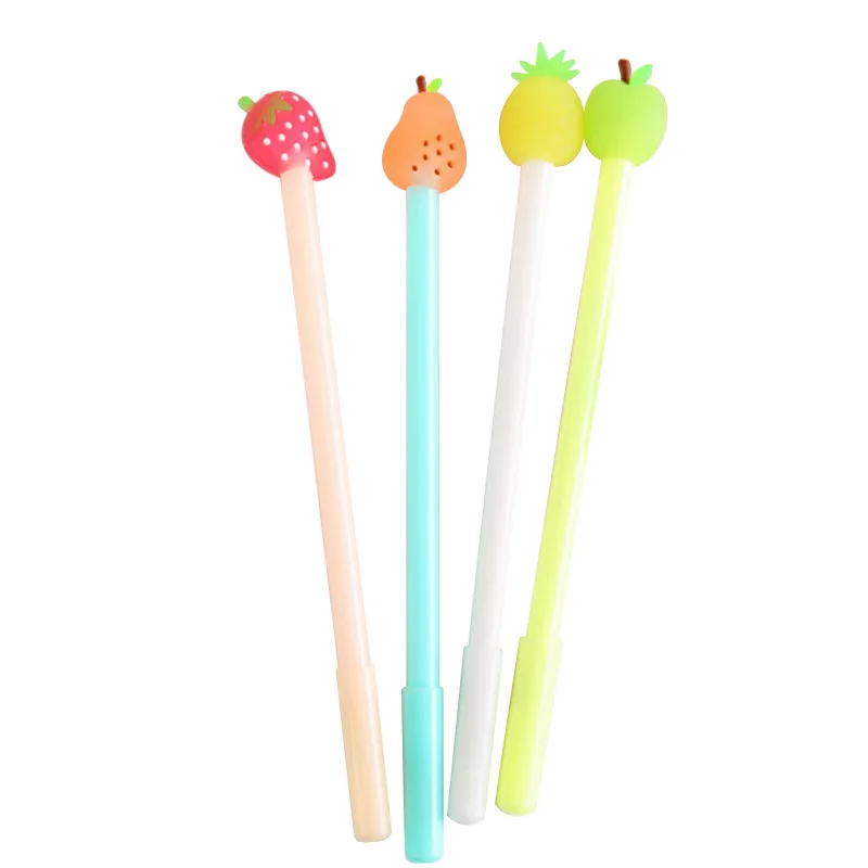 Promotional Pen School Korean Stationery 0.38mm Cute Candy Colored Milk Tea Cup Cartoon Gel Pen