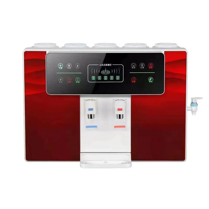 Home Electric Touch Controlled Reverse Osmosis Water Filtration System Hot Drink Hotel Office Store