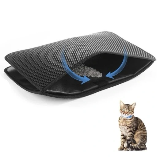 Waterproof Non Slip Litter Trap Pad Cat Litter Sand Mat Double-Layer Pet Care Accessories dog other pet product