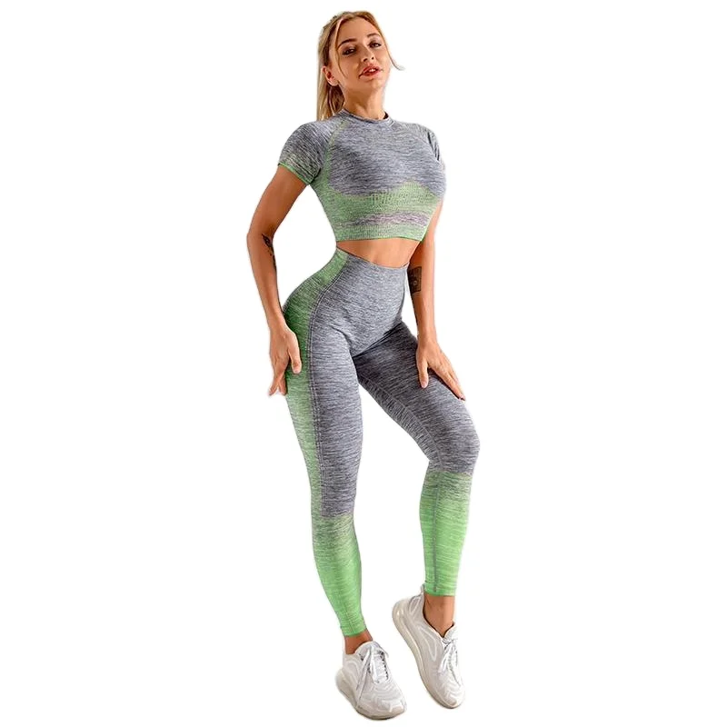 
Wholesale Comfortable Sportswear Set Women Active Wear Yoga Set Fitness Yoga Wear 