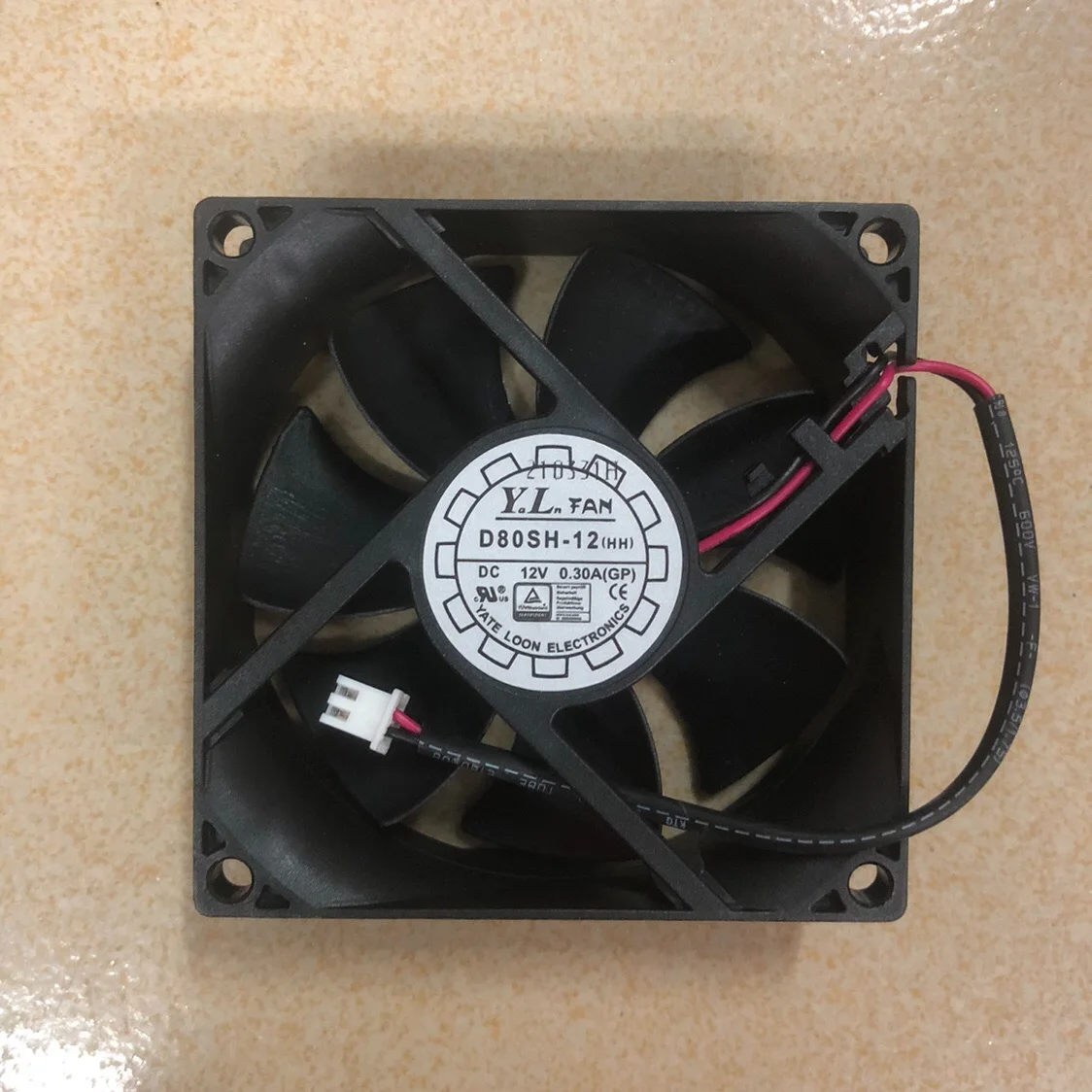 Оригинальный YL вентилятора 24V 48V DC12V 0.30A EC AC 80X80X25MM 8 см 8025 высокий объем воздуха шасси питания общего d80sh-12 Вентилятор охлаждения