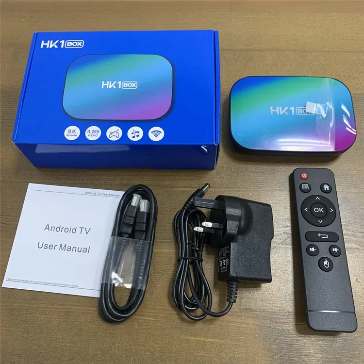  Android 9 0 TV Box HK1 коробка 4 Гб оперативной памяти 32 ГБ ROM S905X3 64-разрядный четырехъядерный 2 4G/5G двухдиапазонный Wi-Fi Smart BOX 3D HD 8K 4K