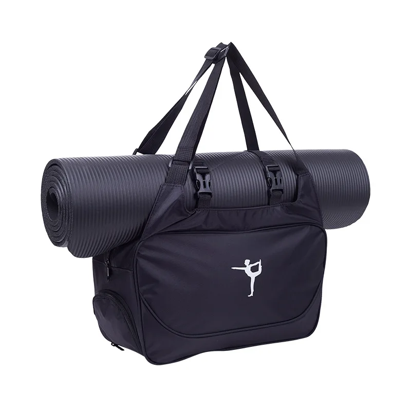 
Custom logo Large capacity Yoga Mat Bags Fitness Bag Exercise Duffel Shoulder Sports Bag 
