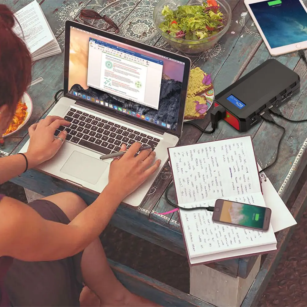 Powkey HP500S 110V 220V Fast Charging Portable Power Solar Station Emergency Power Supply for Laptop CAPA