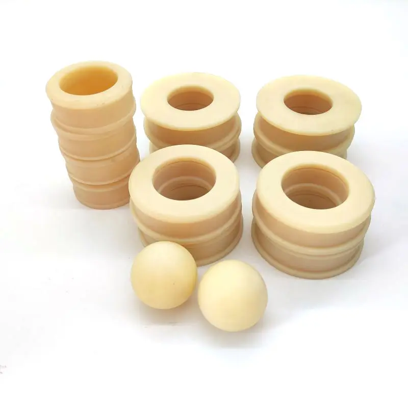 customized industrial  POM Polymer/PTFE/PEEK/Nylon PA Plastic bushing