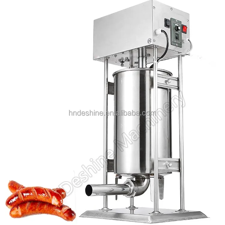 Factory price 10 liter 30liter electric sausage filler automatic industrial sausage stuffer for food equipment