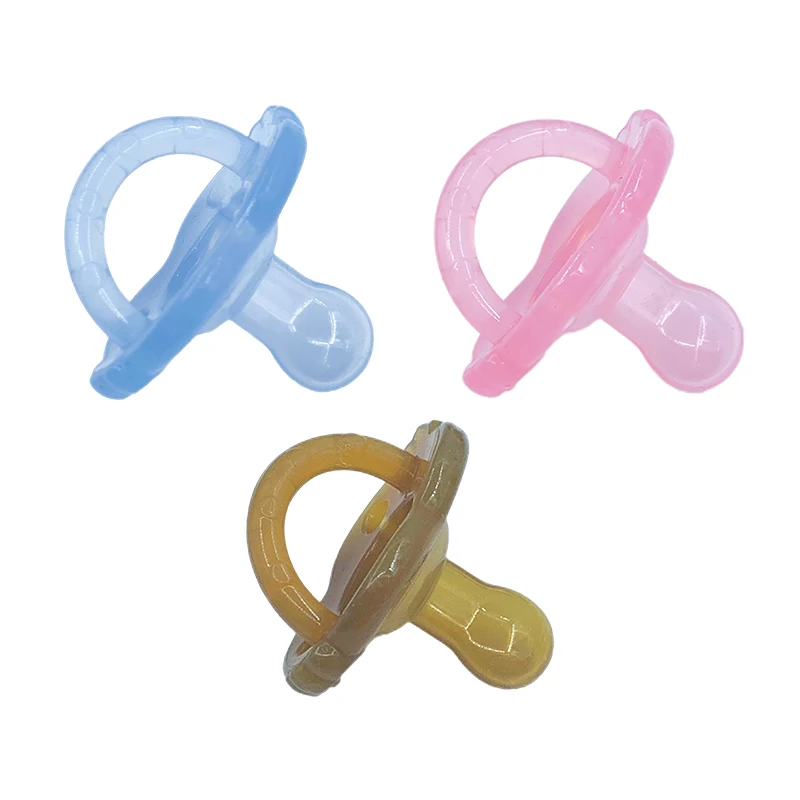 Nipple design factory direct Baby teether soother nipple Infant Natural Latex Rubber Pacifier Toy Pacifiers For Babies