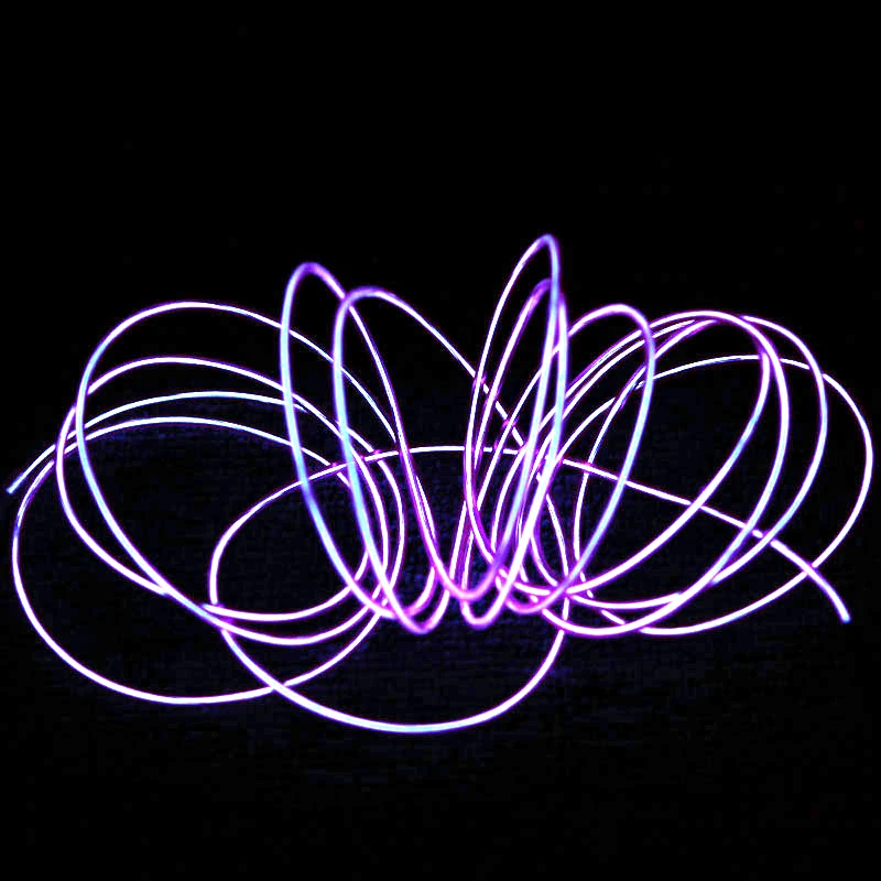 Electroluminescent 10M 2.3mm color changing el wire