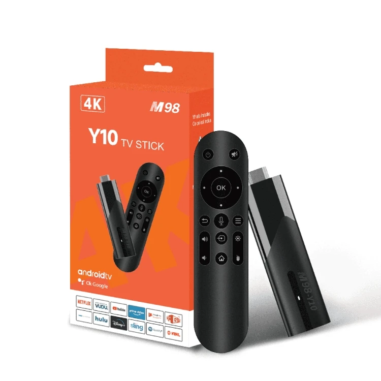 Good feedback M98-Y10 Allwinner H618 Quad-Core ARM Cortex A53 6K HD Android TV Stick 2GB+16GB digital TV Receiver