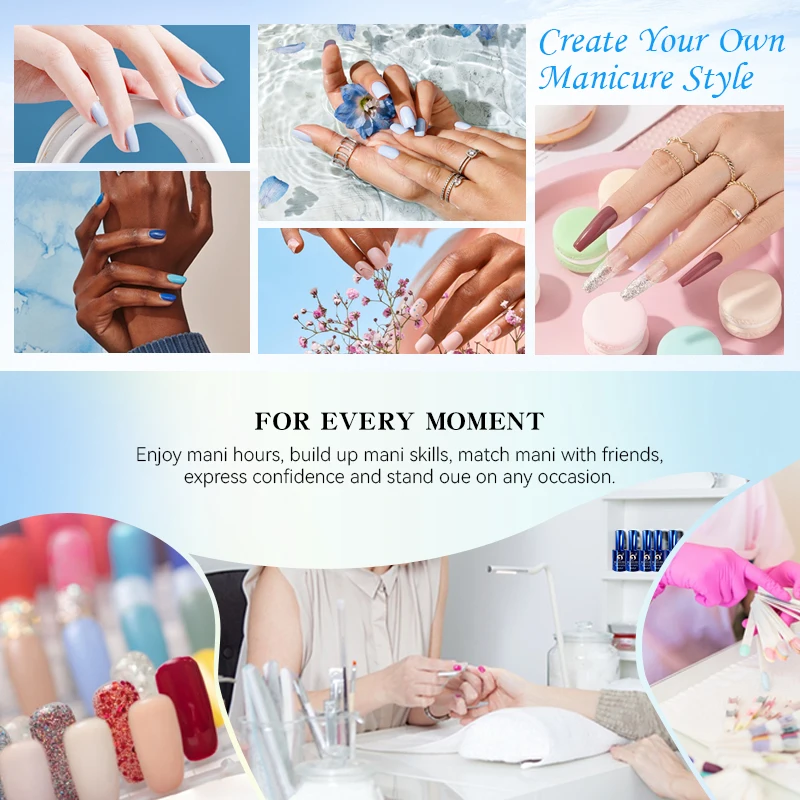 BLUEKINS HEMA  FREE 2 in 1 matching colors kit nail polish gel polish Soak Off UV Gel Polish For Nail Art Supplies Salon