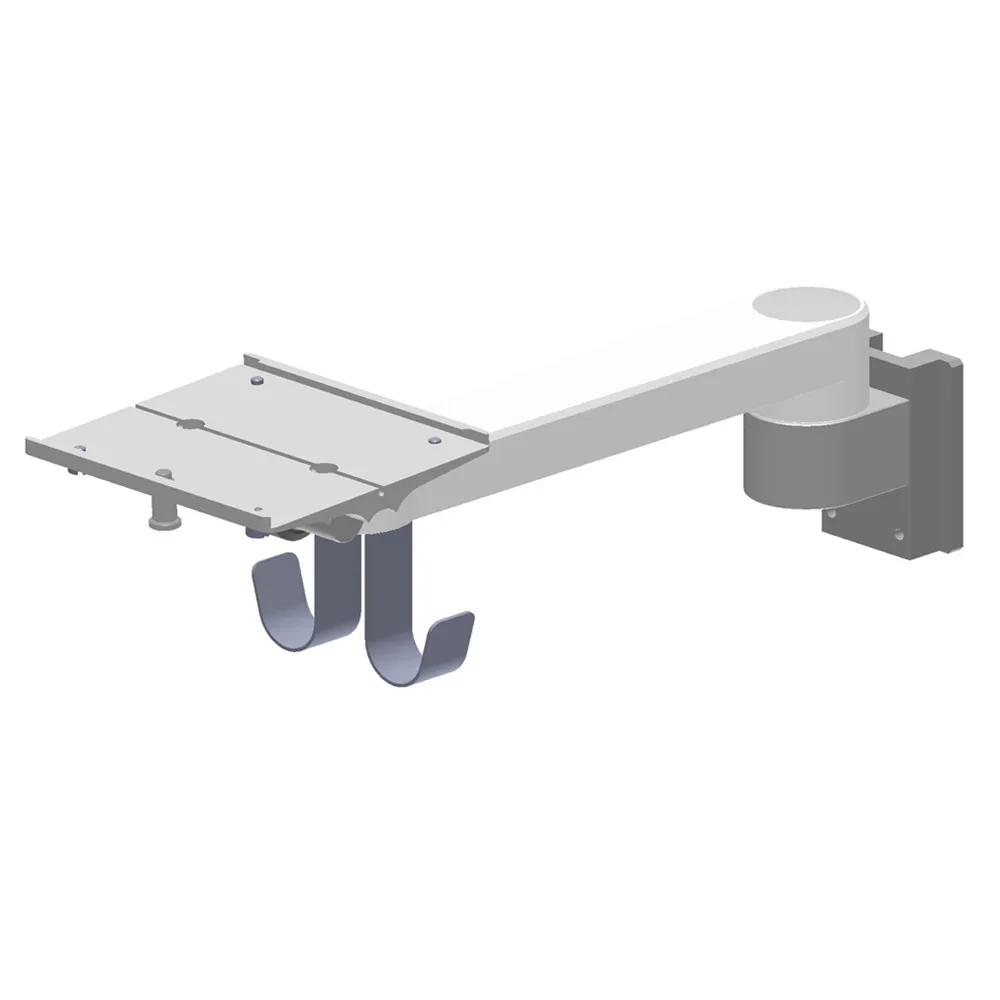 China manufacturer operating room medical trolley wall mounted bracket monitor stand with hooks